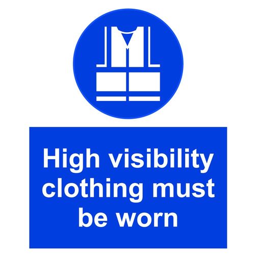 High Visibility Clothing Must Be Worn In This Area (10007R)